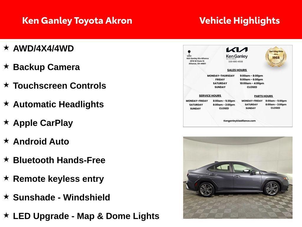 used 2022 Subaru WRX car, priced at $24,989