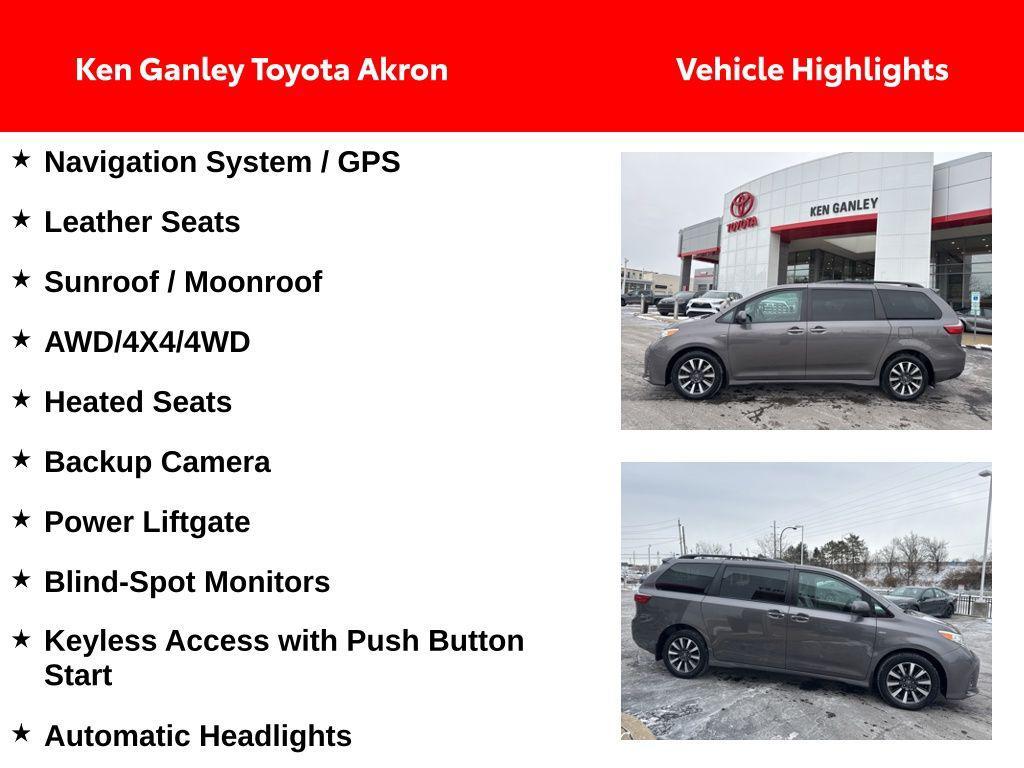 used 2020 Toyota Sienna car, priced at $27,991