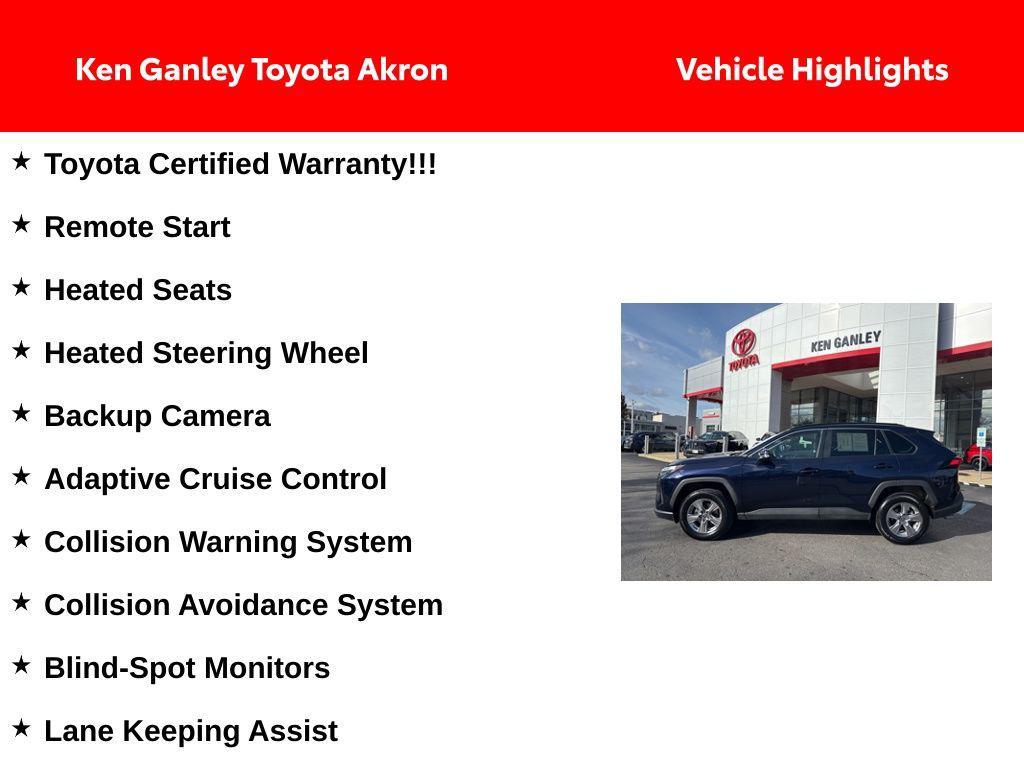 used 2025 Toyota RAV4 car, priced at $28,372