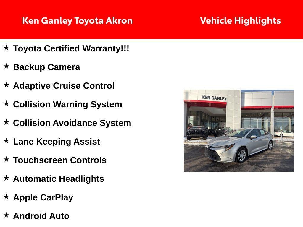 used 2025 Toyota Corolla car, priced at $21,630