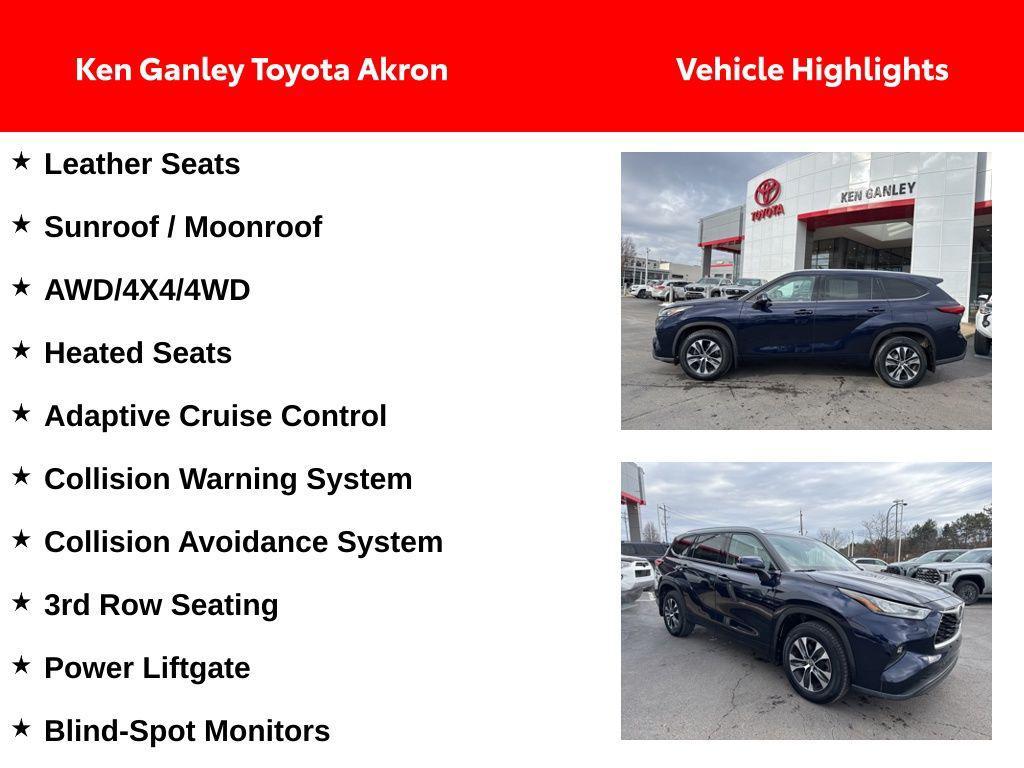 used 2020 Toyota Highlander car, priced at $26,980