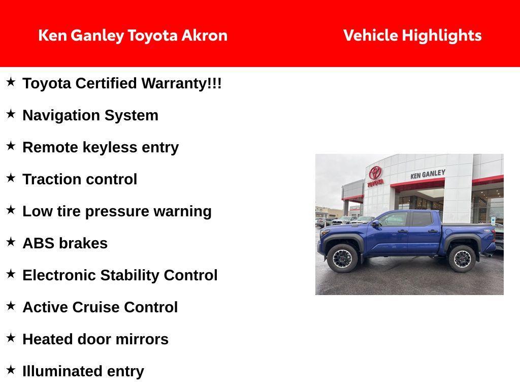 used 2025 Toyota Tacoma car, priced at $43,842