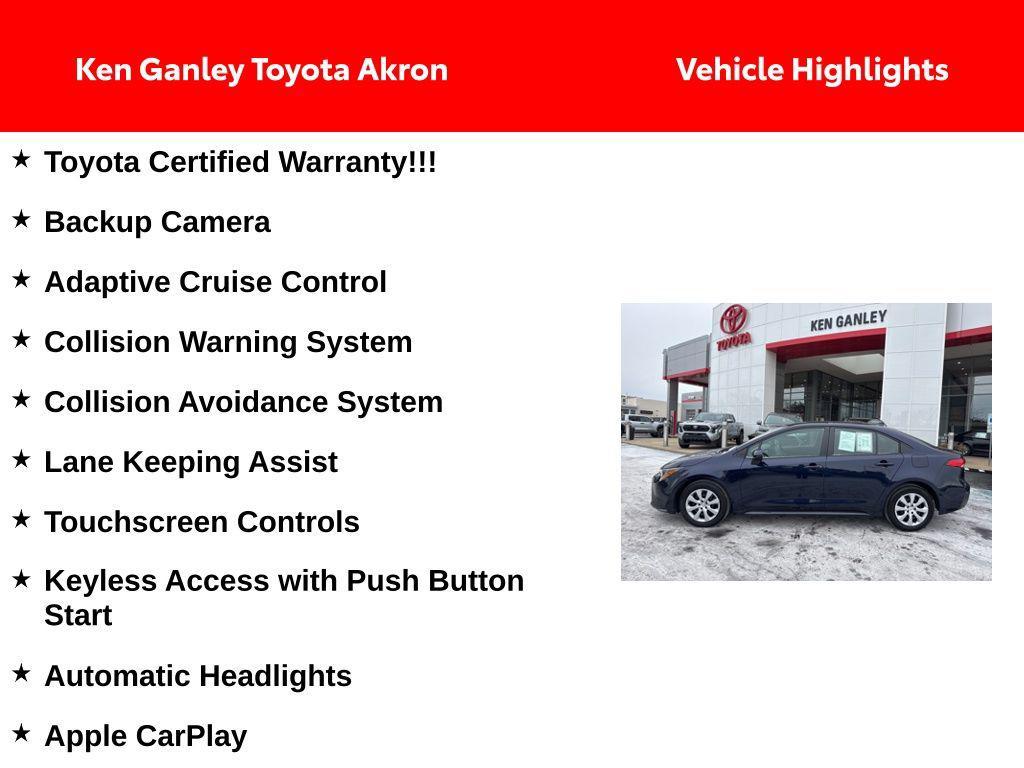 used 2025 Toyota Corolla car, priced at $21,986