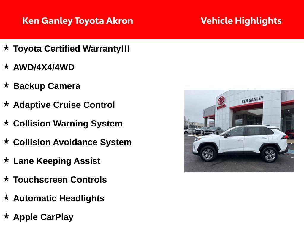 used 2025 Toyota RAV4 Hybrid car, priced at $30,986