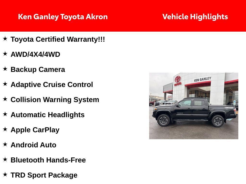 used 2023 Toyota Tacoma car, priced at $38,482