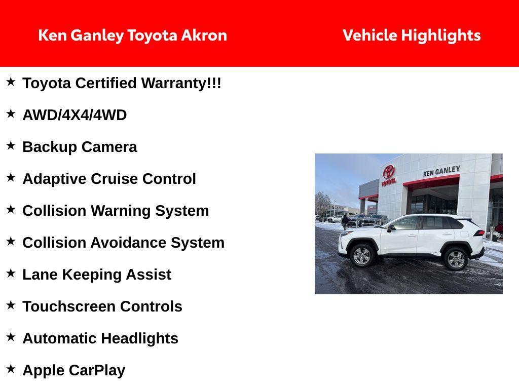 used 2025 Toyota RAV4 Hybrid car, priced at $29,964