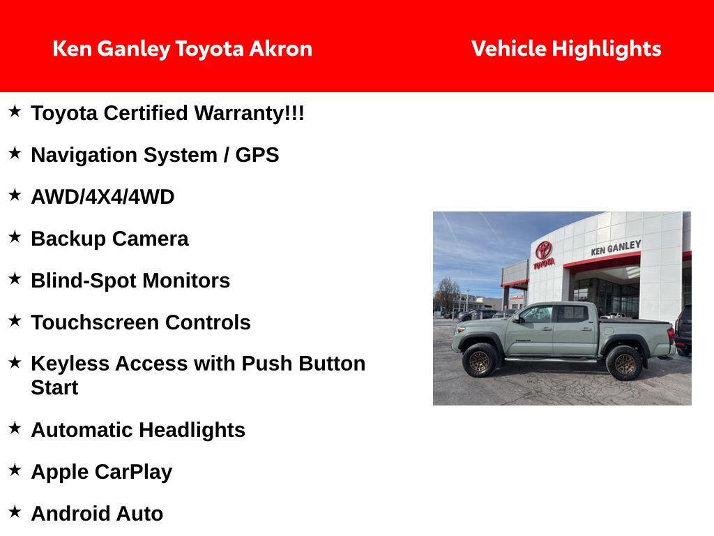 used 2023 Toyota Tacoma car, priced at $38,994