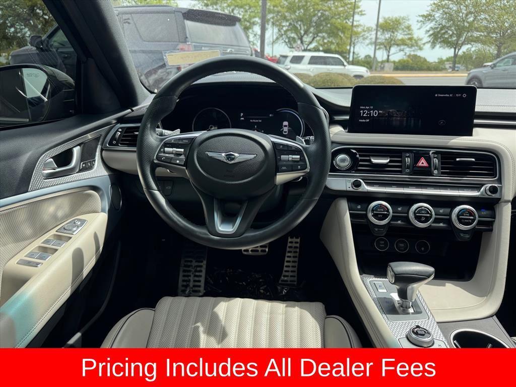 used 2023 Genesis G70 car, priced at $30,642