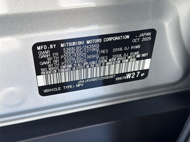 new 2026 Mitsubishi Outlander car, priced at $38,500