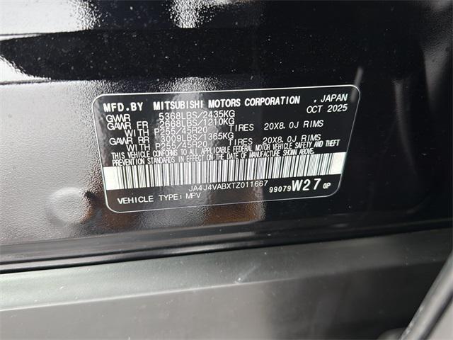 new 2026 Mitsubishi Outlander car, priced at $38,545