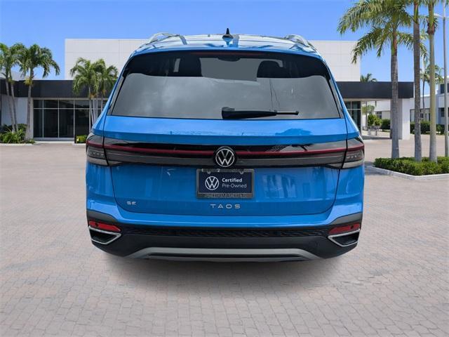 used 2025 Volkswagen Taos car, priced at $25,568