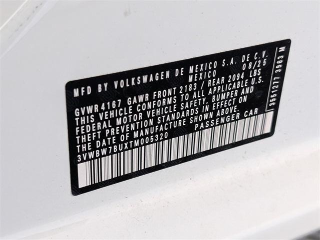 new 2026 Volkswagen Jetta car, priced at $25,097