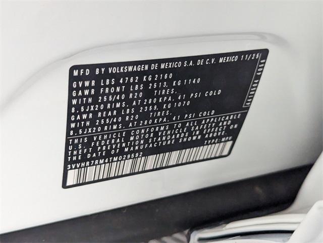 new 2026 Volkswagen Tiguan car, priced at $37,976