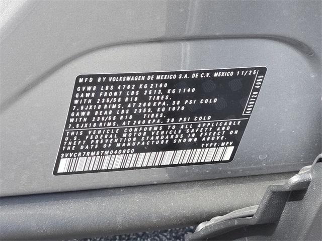 new 2026 Volkswagen Tiguan car, priced at $31,100