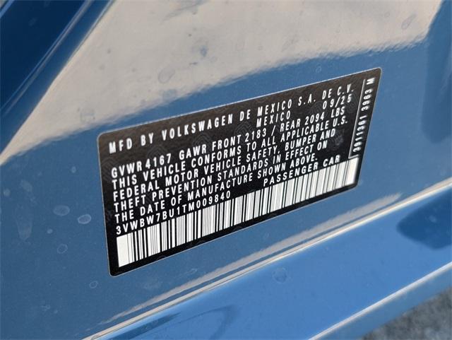 new 2026 Volkswagen Jetta car, priced at $25,097