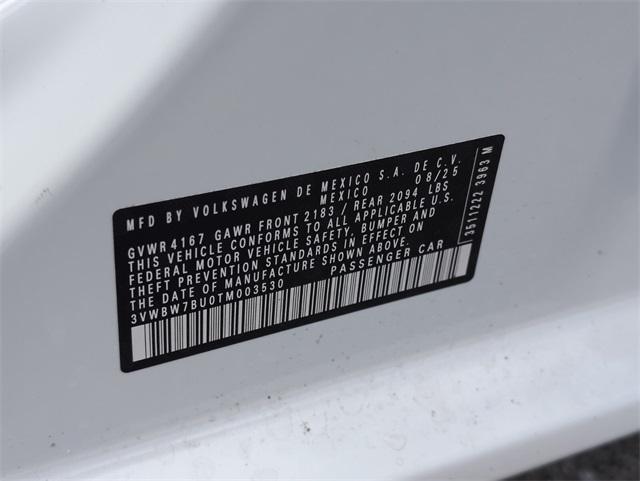 new 2026 Volkswagen Jetta car, priced at $25,097