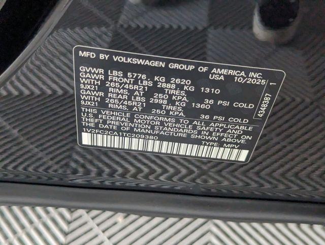 new 2026 Volkswagen Atlas Cross Sport car, priced at $50,133