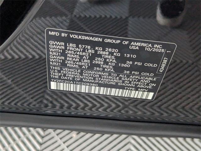 new 2026 Volkswagen Atlas Cross Sport car, priced at $51,633