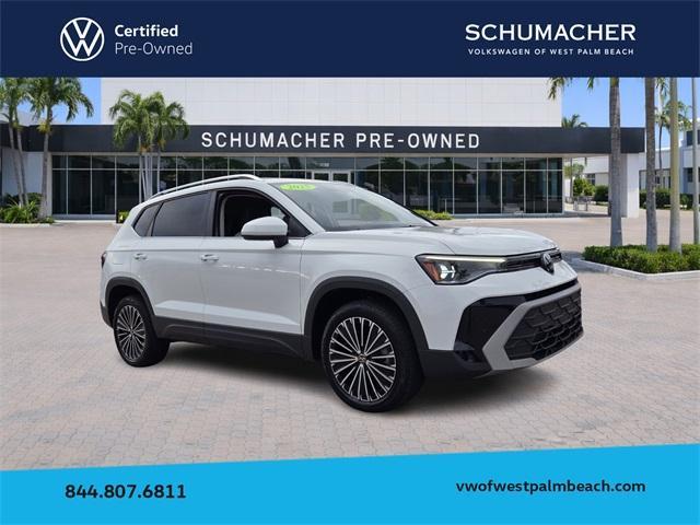 used 2025 Volkswagen Taos car, priced at $25,041