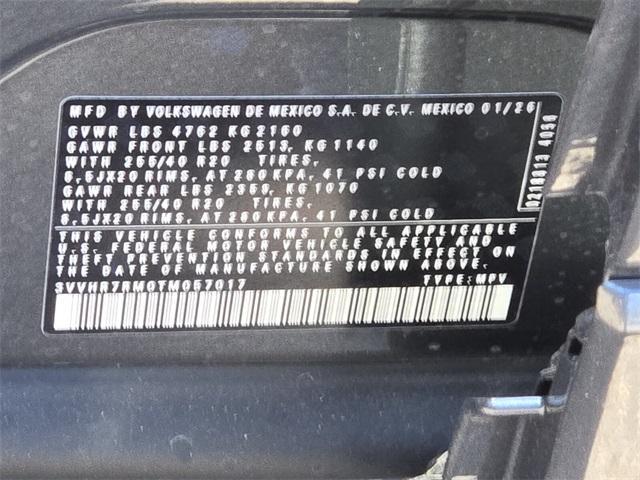 new 2026 Volkswagen Tiguan car, priced at $37,488