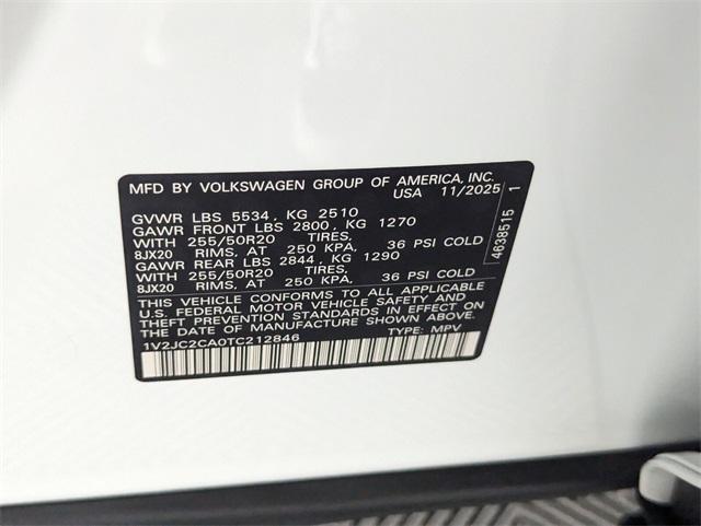 new 2026 Volkswagen Atlas Cross Sport car, priced at $42,816