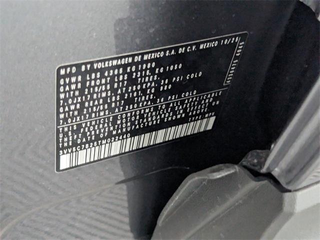 new 2026 Volkswagen Taos car, priced at $27,177