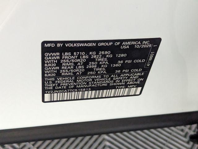 new 2026 Volkswagen Atlas car, priced at $43,149