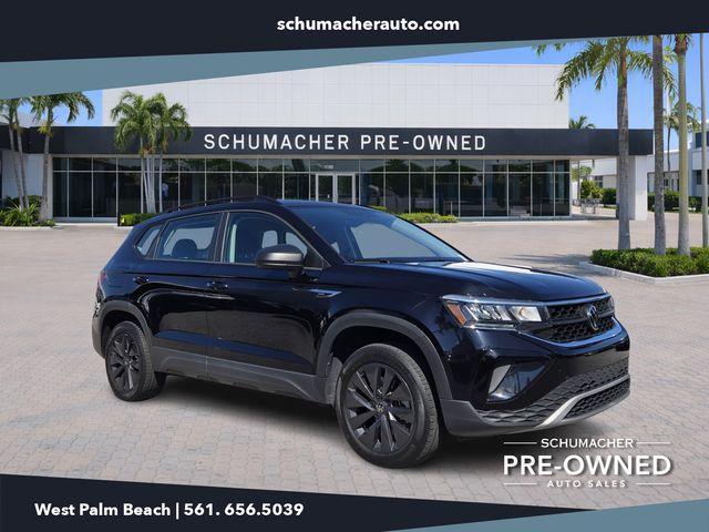 used 2023 Volkswagen Taos car, priced at $17,159