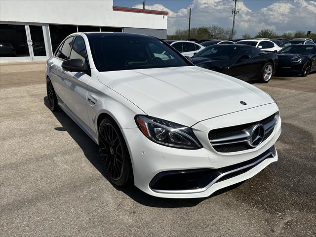 used 2017 Mercedes-Benz AMG C 63 car, priced at $37,988