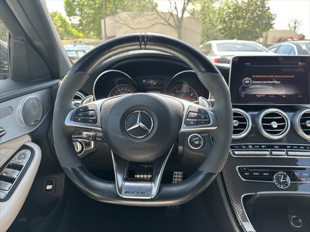 used 2017 Mercedes-Benz AMG C 63 car, priced at $37,988