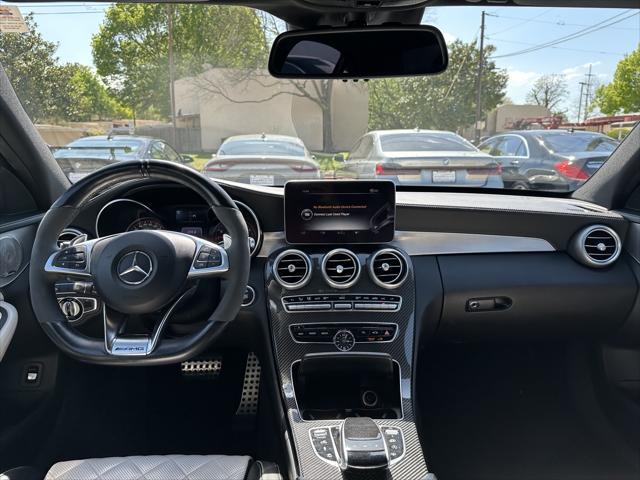 used 2017 Mercedes-Benz AMG C 63 car, priced at $37,988