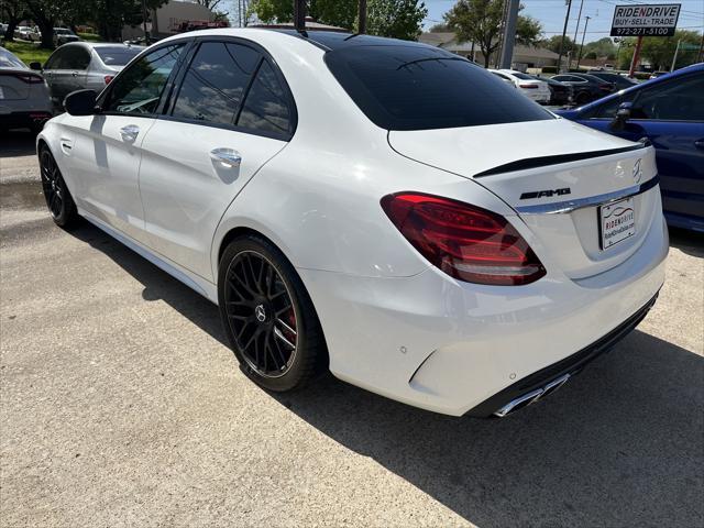 used 2017 Mercedes-Benz AMG C 63 car, priced at $37,988