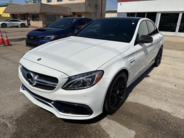used 2017 Mercedes-Benz AMG C 63 car, priced at $37,988
