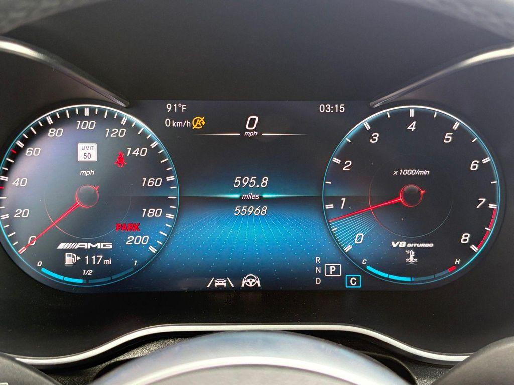 used 2021 Mercedes-Benz AMG GLC 63 car, priced at $43,466