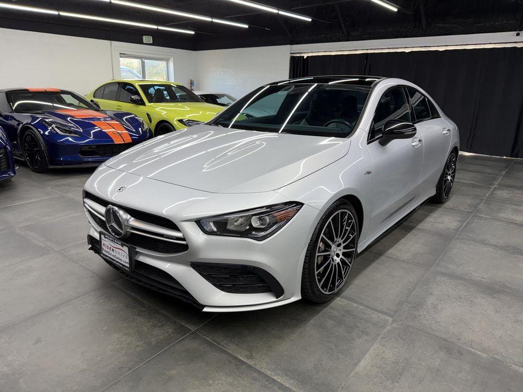 used 2022 Mercedes-Benz AMG CLA 35 car, priced at $32,488