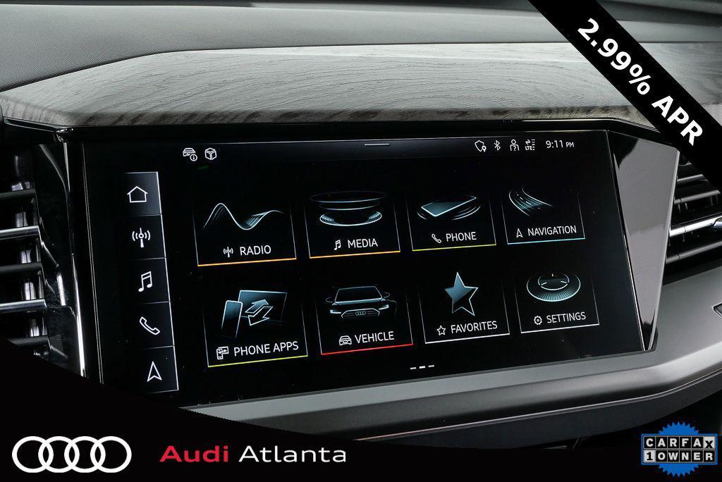 used 2024 Audi Q4 e-tron car, priced at $33,500