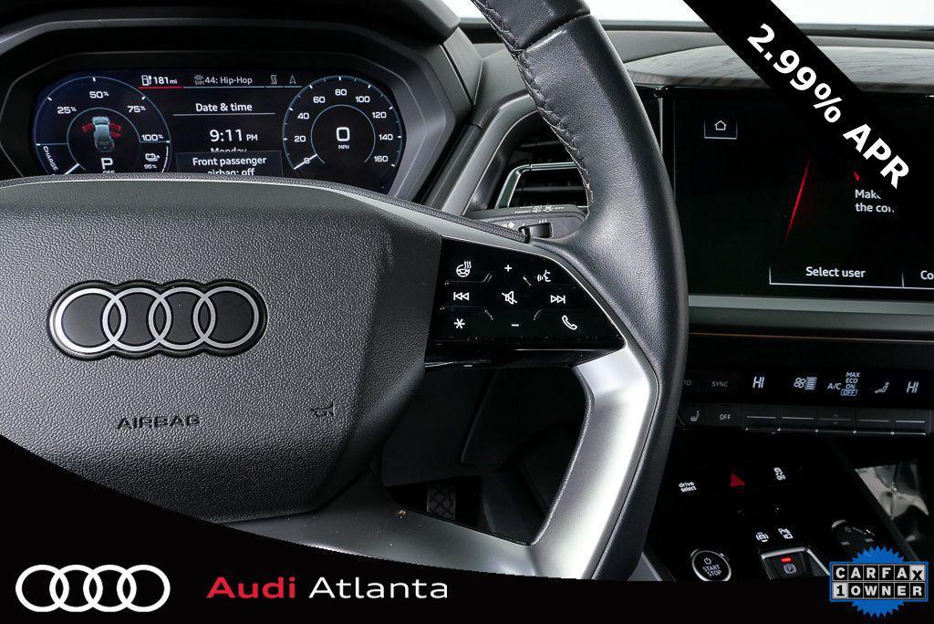 used 2024 Audi Q4 e-tron car, priced at $33,500