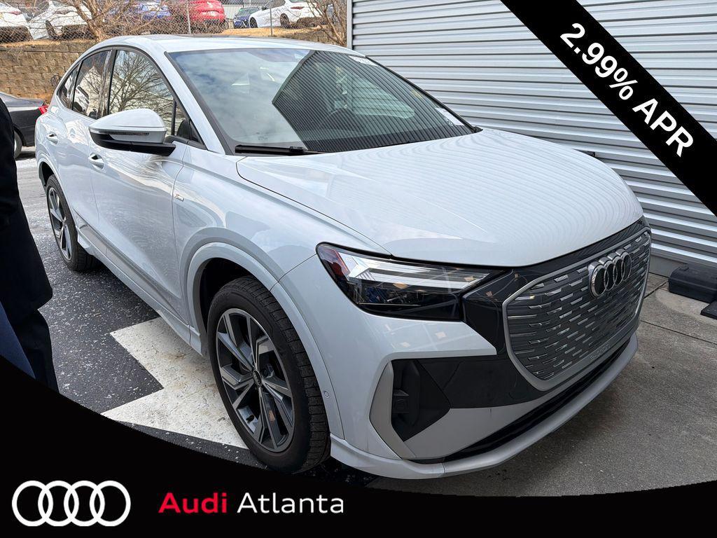 used 2023 Audi Q4 e-tron car, priced at $27,995