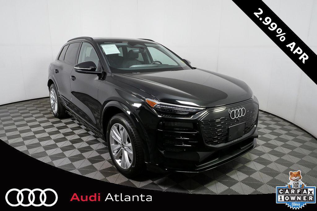 used 2025 Audi Q6 e-tron car, priced at $48,995