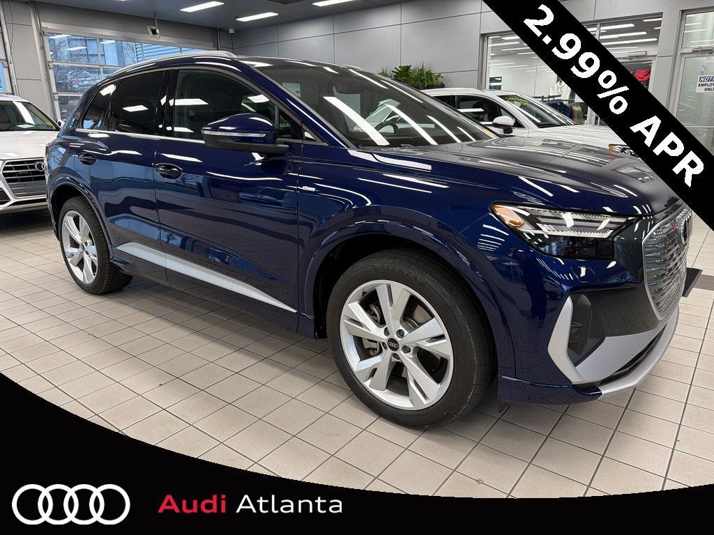used 2023 Audi Q4 e-tron car, priced at $27,495