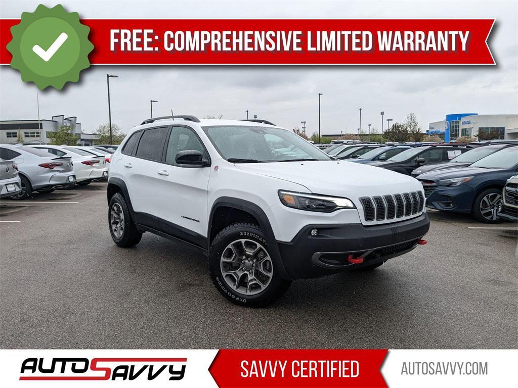 used 2022 Jeep Cherokee car, priced at $19,400