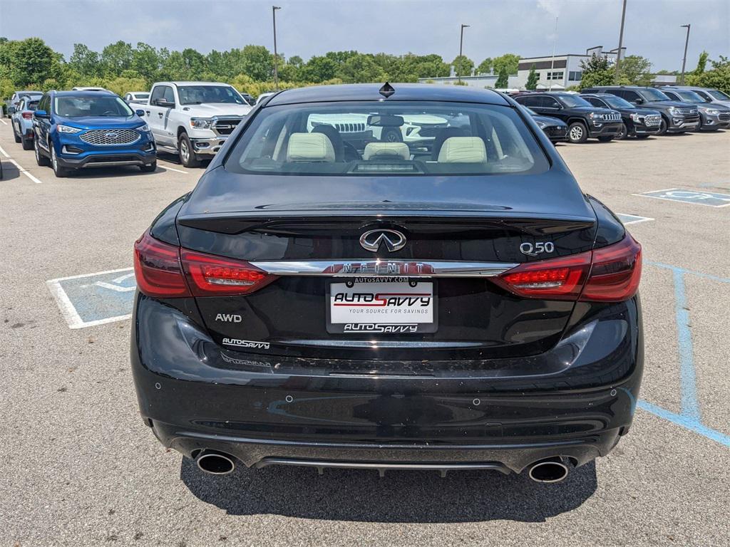 used 2023 INFINITI Q50 car, priced at $26,200