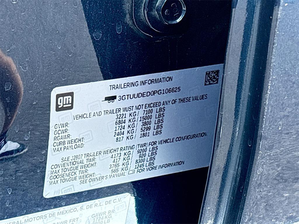 used 2023 GMC Sierra 1500 car, priced at $38,500