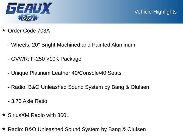 used 2025 Ford F-250 car, priced at $88,615