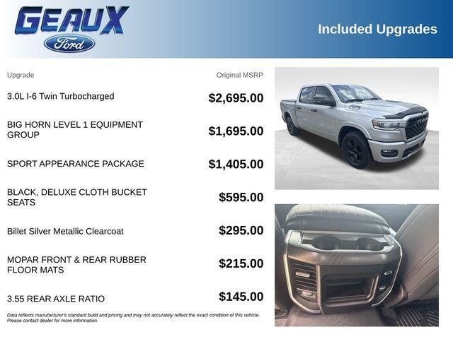 used 2025 Ram 1500 car, priced at $40,435