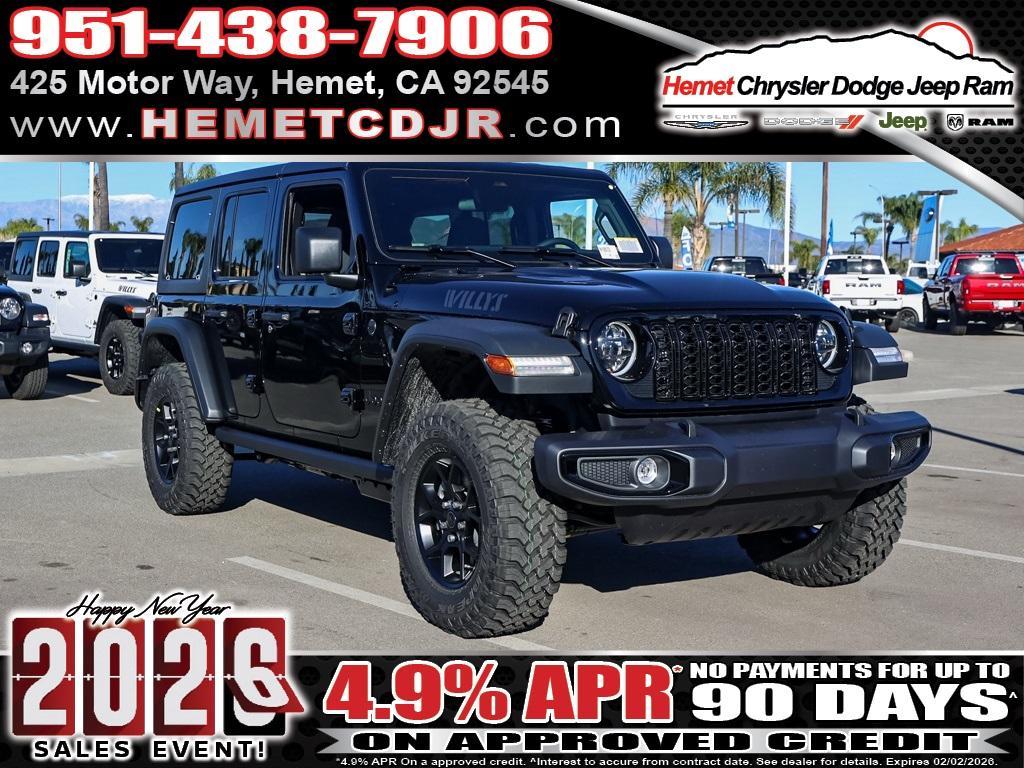 new 2026 Jeep Wrangler car, priced at $49,575