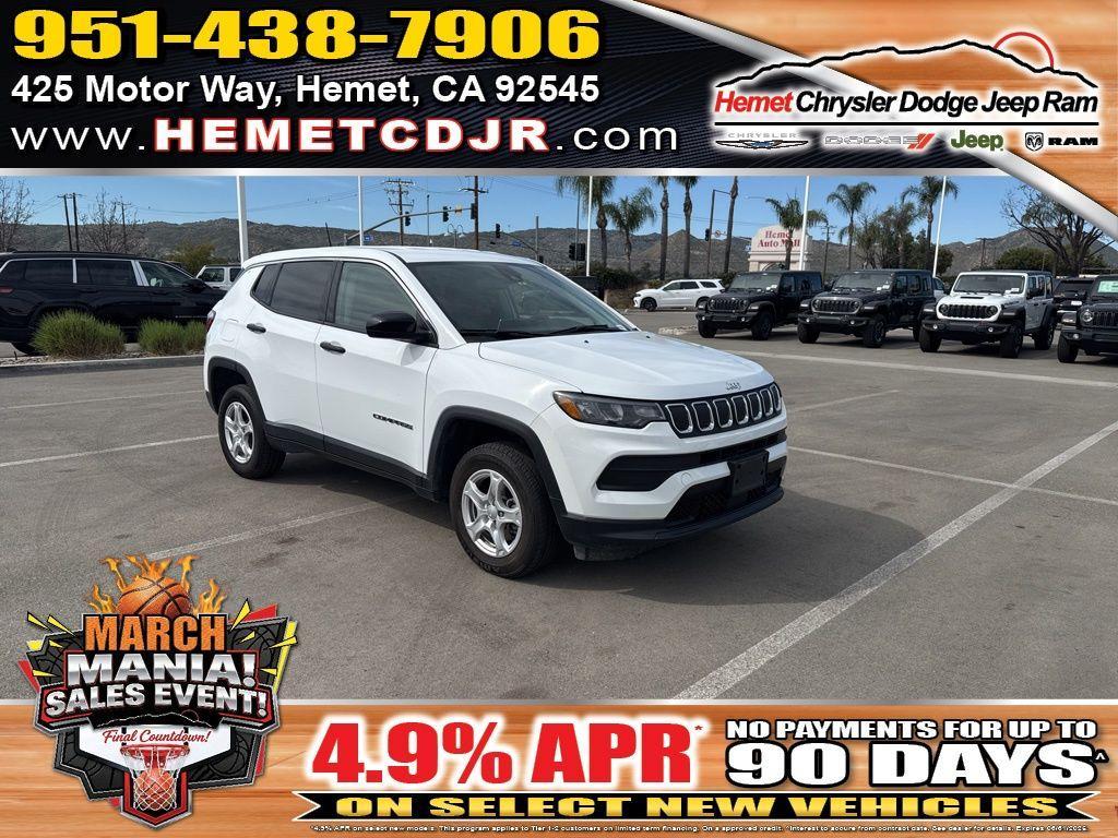 used 2022 Jeep Compass car, priced at $20,435