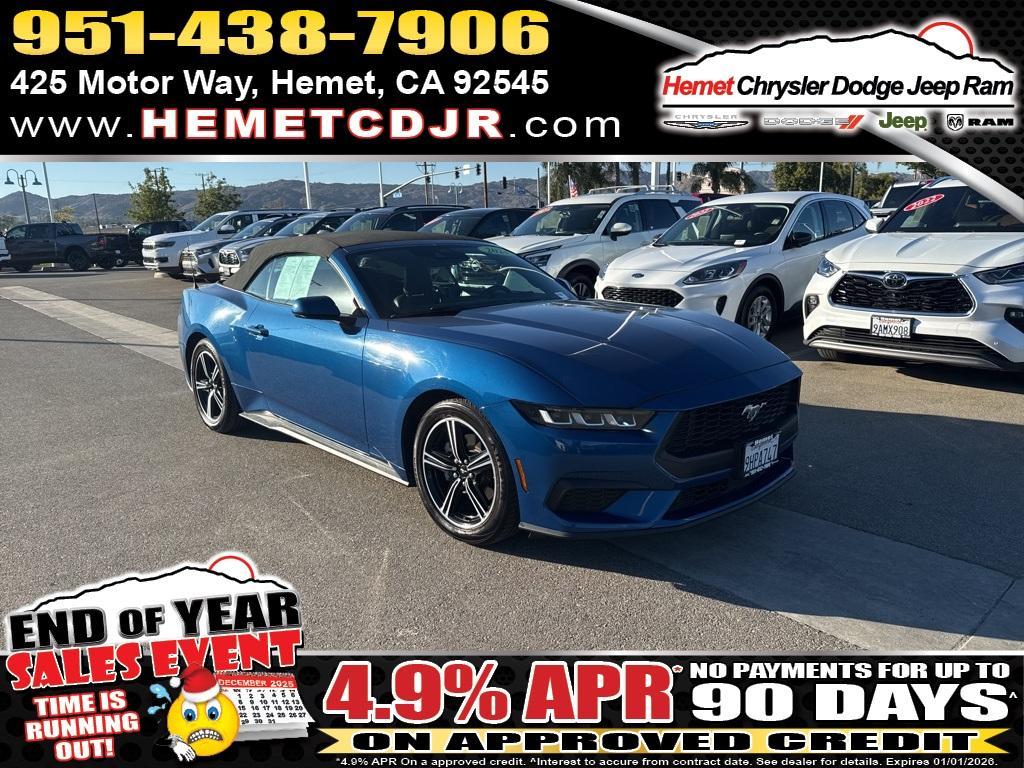 used 2024 Ford Mustang car, priced at $27,240