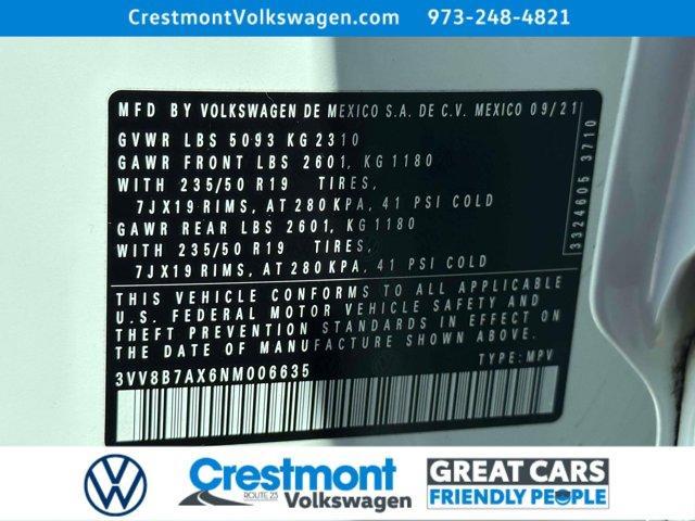 used 2022 Volkswagen Tiguan car, priced at $24,888