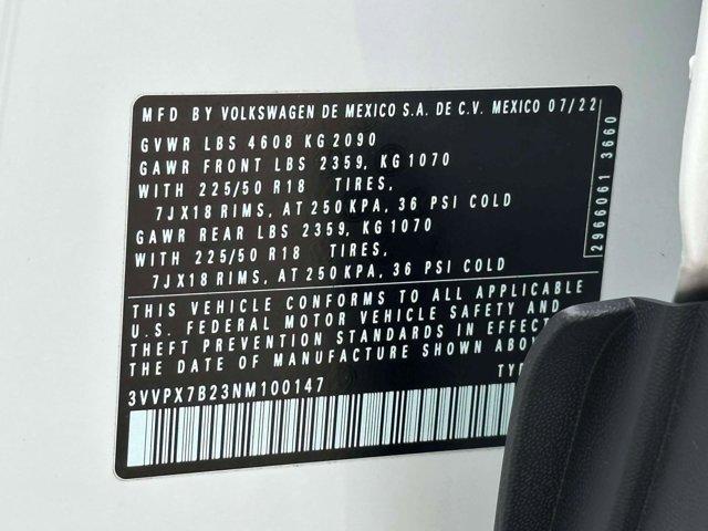 used 2022 Volkswagen Taos car, priced at $21,984